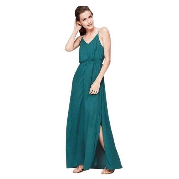 LOFT Dresses & Skirts - Loft Emerald Maxi Dress